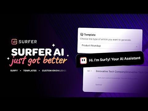 Surfer AI Just Got 3 New Features! 🎉