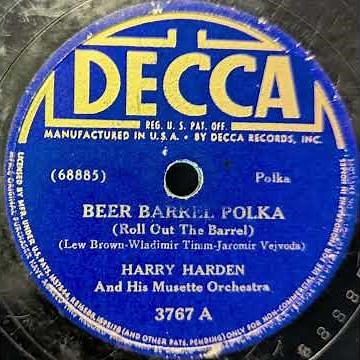 Harry Harden and His Musette Orchestra - Beer Barrel Polka (1942)