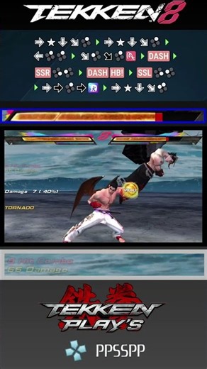 KAZUIYA DAMAGE COMBO IN TEKKEN 8 MOD PPSSPP