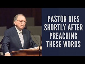 Pastor Dies Shortly After Preaching These Words