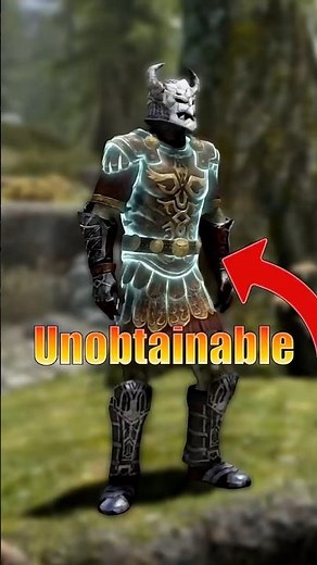 How to Steal Any Unique Armor in Skyrim #gaming #skyrim #shorts