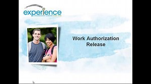 Work Authorization training video