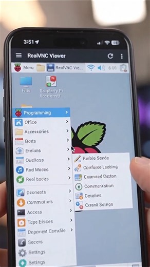Raspberry pi setup in mobile using realvnc and ping net#raspberrypi #project