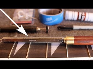 The FASTEST and EASIEST way to crown and polish frets (and it won't break the bank!)