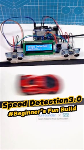 SunFounder Maker Education on Instagram: "Can You Beat the Speed Limit? Arduino Says No! 🚫#Arduino #UltrasonicSensor #STEMProjects #DIYElectronics #SpeedDetector"