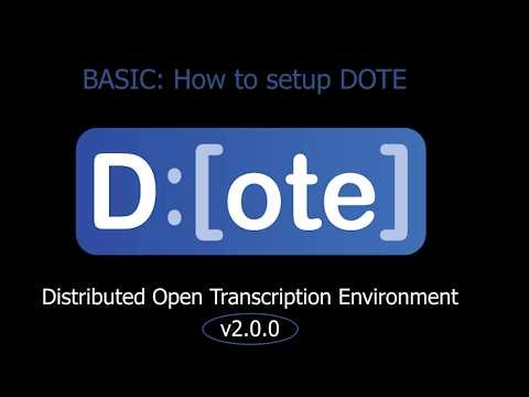 DOTE2.0 - Settings & Options