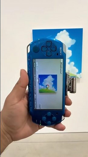 PSP 300 Silver Camera at a Takashi Murakami Exhibit (2026)