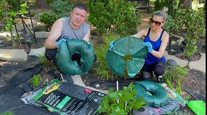 Tree Watering Ring (3Pcs-21in), 1 Month Automatic Slow Release Drip Tree Irrigation Water Bag, Keep Plant Water Balance…