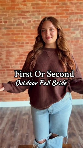 Which wedding dress screams fall bride to be!? 💍👰🏻‍♀️ #wildrosebridal #fall #wedding #weddingdress #fallbride