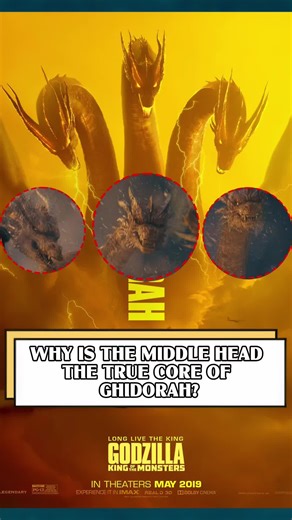 Did you know that Ghidorah’s three heads each have different personalities? #movies #fyp #film #monster #foryoupage