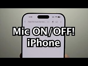 iPhone: How to Turn Microphone ON / OFF!