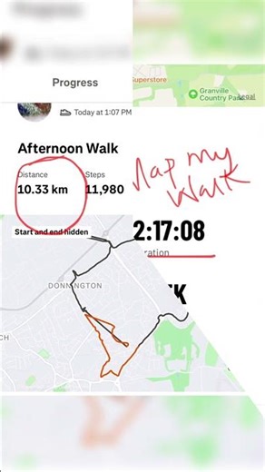 @Strava Vs @MapMyWalk Today’s Recording Way More Different Than We’ve Ever Seen #shorts #walkingapp