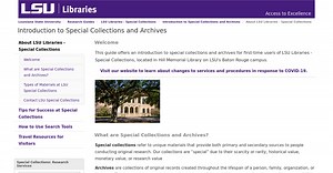 Research Guides: Introduction to Special Collections and Archives: Tips for Success at Special Collections