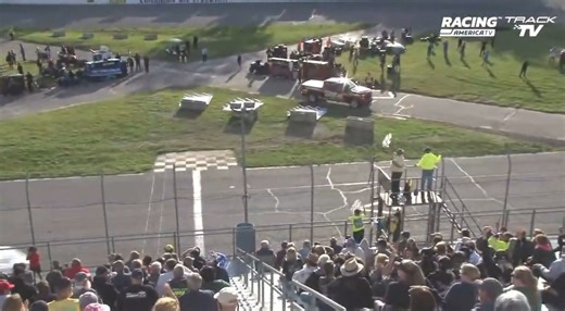 Brandon Varney wins the JEGS/CRA: Champion Racing Association All-Stars Tour Spartan 100 at Corrigan Oil Speedway. | Racing America