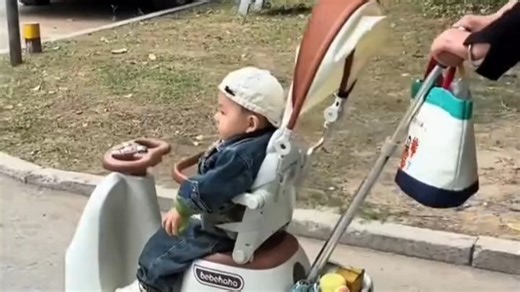 bebehaha摇摇乐儿童摇摇车推车二合一遛娃哄娃神器宝宝摇椅溜溜车溜溜车