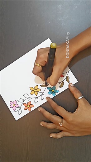 Very simple border design|Easy project work design border|Project work border design #short#trending