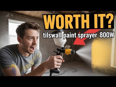 Tilswall 800W Paint Sprayer Review – Worth It કે Waste? 🇨🇦🇨🇦