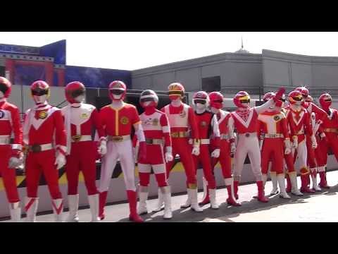 スーパー戦隊 レッド34人と握手！