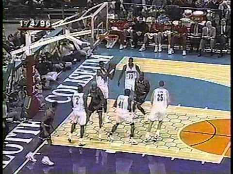 95/96 Chicago Bulls vs Charlotte Hornets (04.01.1996.)