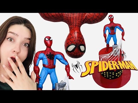 How to Make a Fondant Spiderman - Spiderman Cake Topper - Spiderman Fondant Tutorial