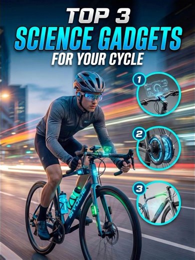 Top 3 science gadget for your cycle ￼! #shorts #cyclegadgets #sciencegadgets