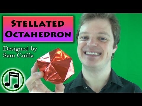 Origami Stellated Octahedron by Sam Ciulla