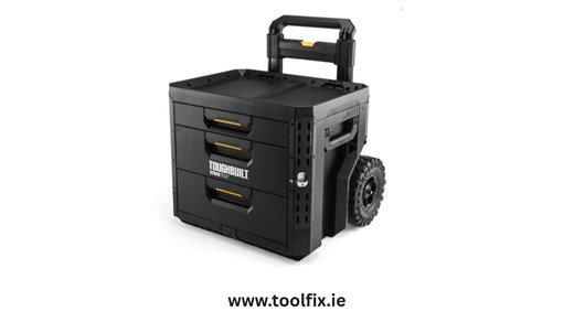 Toughbuilt StackTech Rolling 3-Drawer Locking Box TB-B1-D-R93