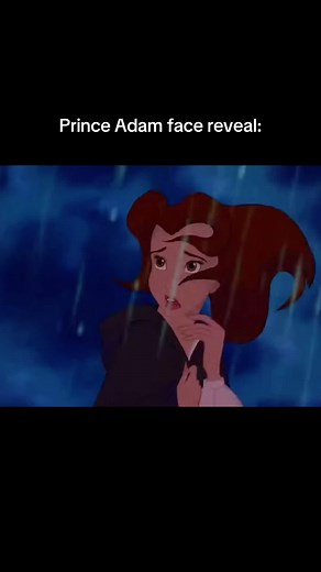 Prince Adam Face Reveal in Beauty and the Beast