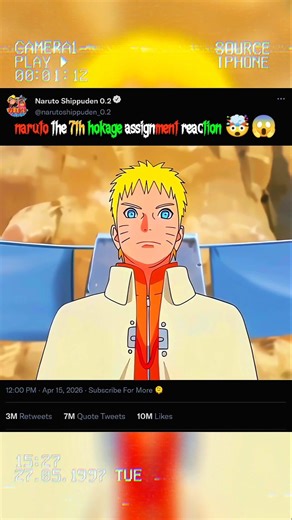 naruto the 7th hokage assignment reaction #7thhokage #animeedit #anime #boruto #sage #trending