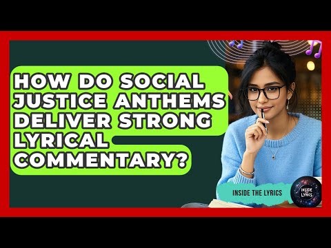 How Do Social Justice Anthems Deliver Strong Lyrical Commentary? - Inside the Lyrics