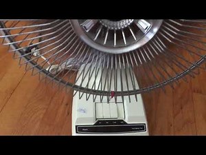 1980’s SEARS (Lasko) 12” oscillating table fan