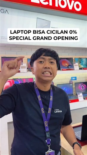 KLA Computer on Instagram: "LAPTOP CICILAN 0% SAMPAI 12 BULAN?! SPECIAL GRAND OPENING KLA COMPUTER BABATAN! Kamu bisa beli laptop dengan CICILAN 0% menggunakan Livin by Mandiri 🤩 Apalagi ada diskon Laptop & Aksesoris up to 60% SPECIAL GRAND OPENING Langsung merapat aja ke @klacomputer.babatan yaa!"
