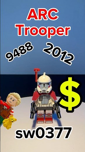 Fabric parts ARC Clone Trooper | The gigantic elite of clones in detail | Lego Star Wars Set 9488