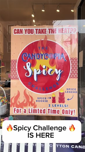 Spicy Challenge has arrived. Who is the first person you thought of? 😂 Tag them below! 👇 We officially curated the ultimate Spicy Candy Flight. 3 levels of heat, 0 milk allowed. 🚫🥛 Grab the kit online or stop in. Tag us in your reaction—we’re reposting the best ones! 🌶️✨#swicy #spicycandy #candychallenge