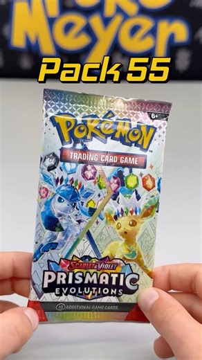 Opening Prismatic Evolutions packs until I find the Sunbreon!