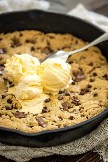 BJ's Pizookie Recipe- Homemade & Easy in 7 Steps! | Heather Likes Food