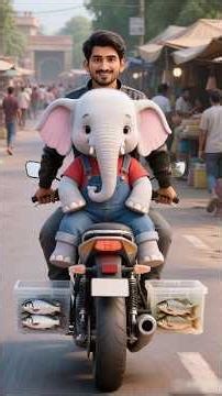 Little Elephant and the Fish Ride🐠