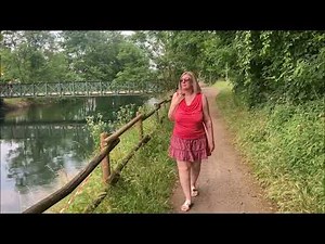 🔥 Braless Fashion in Nature – A Summer Afternoon Between City Outskirts , Riverbanks and Fresh