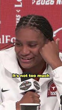 Madison Booker on Rori Harmon's impact at Texas 🧡 #shorts