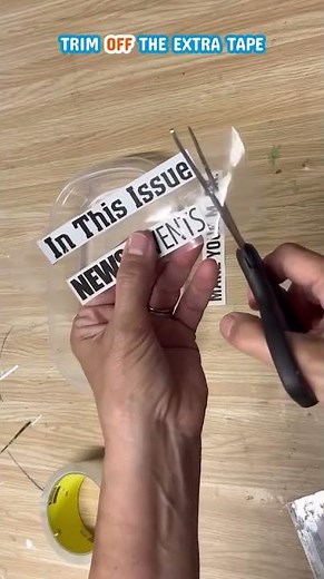 Quick & Easy Image Transfer Using Packing Tape! #art #diy #diycrafts