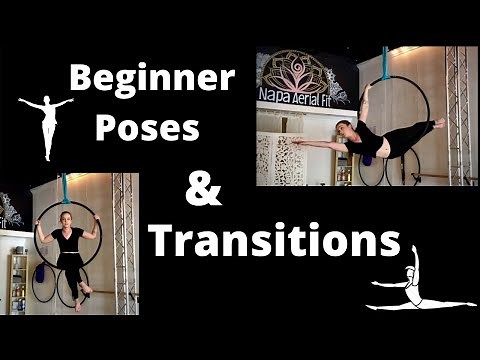 Aerial Hoop Beginner Poses and Transitions