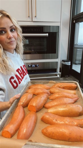 Harmony Beus | Hair & Beauty | This is sooo delicious 🤤 and nutritious 😉 *Wash sweet potatoes, halt them, coat with olive oil & salt & pepper. *Bake 375 for 50 min on... | Instagram
