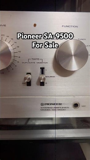 Pioneer SA-9500 – Built Like a Tank 💪 Vintage HiFi Beast!