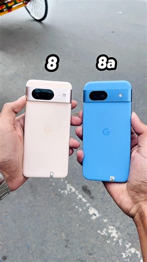 Google Pixel 8 Vs Google Pixel 8a | Camera Zoom Comparison! #shorts