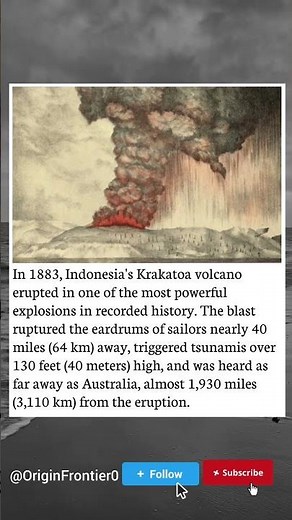 The Volcano Explosion Heard Across Australia | Krakatoa's Fury