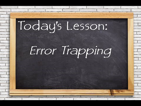 Error Trapping in C++