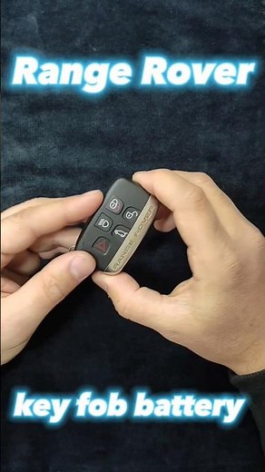 range rover key fob battery replacement