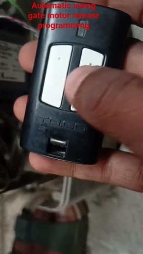 automatic swing gate motor remote programming