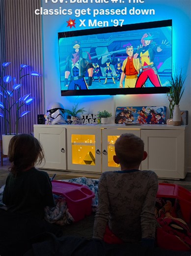 Breakfast & X-Men '97 is back. Catching the first episode with the kids before work 💥 #marvel #xmen97 #xmen #nostalgia #dadlife