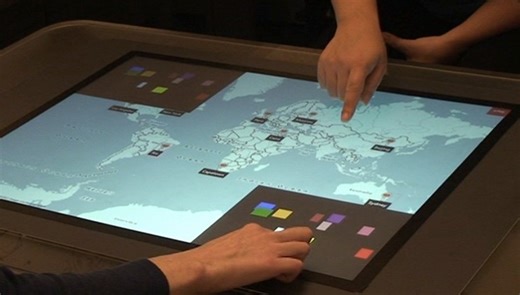 Access Overlays: Improving Non-Visual Access to Large Touch Screens for Blind Users
